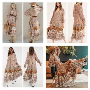 FREE PEOPLE *feeling groovy maxi dress*